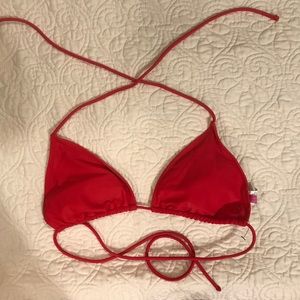 Red Bikini Top